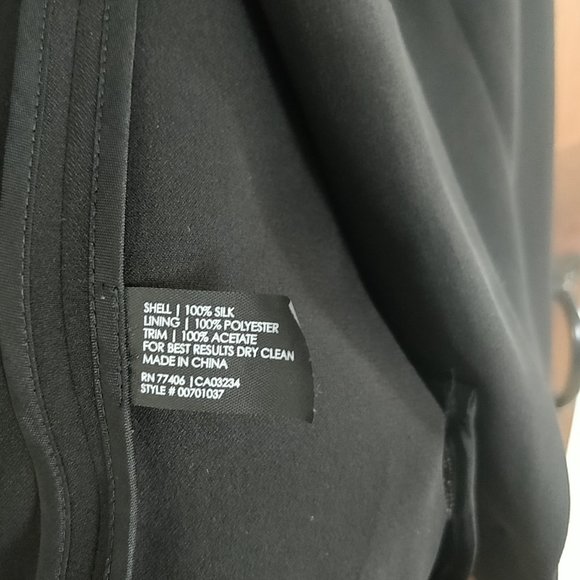 Club Monaco black silk tuxedo blazer - Picture 3 of 3